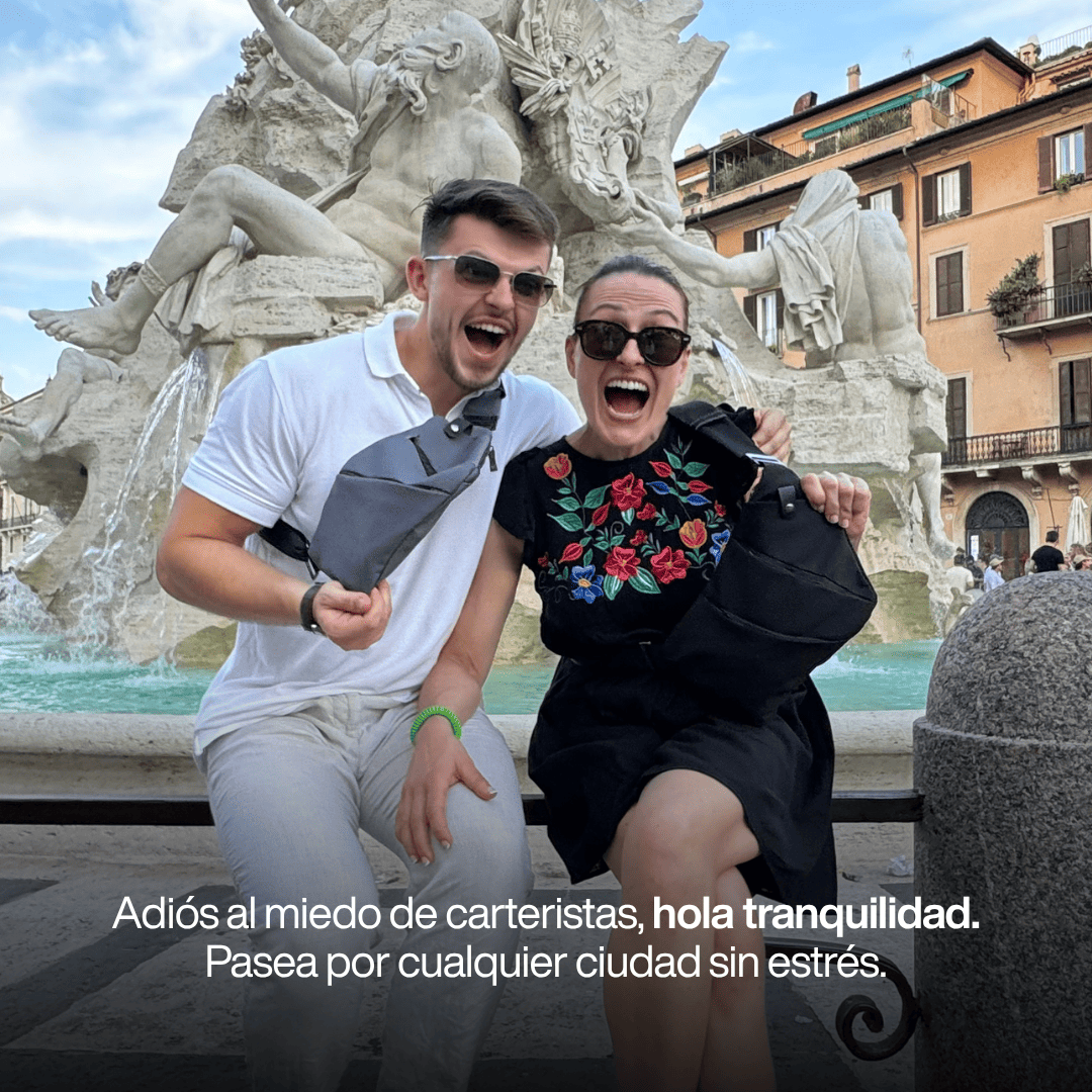 Trekka™ La MEJOR Bandolera Antirrobo Que Encontrarás - Opulenco