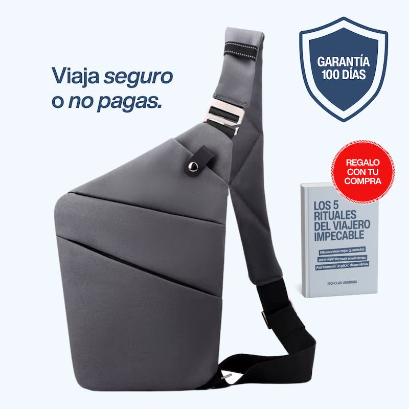 Trekka™ La MEJOR Bandolera Antirrobo Que Encontrarás - Opulenco
