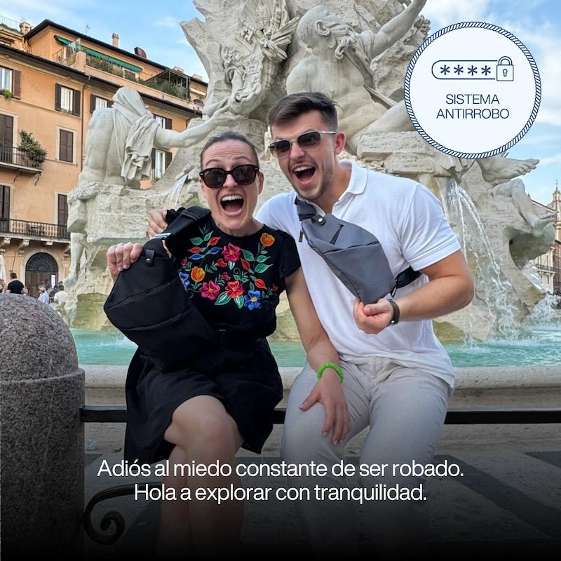 Trekka™ La MEJOR Bandolera Antirrobo Que Encontrarás - Opulenco